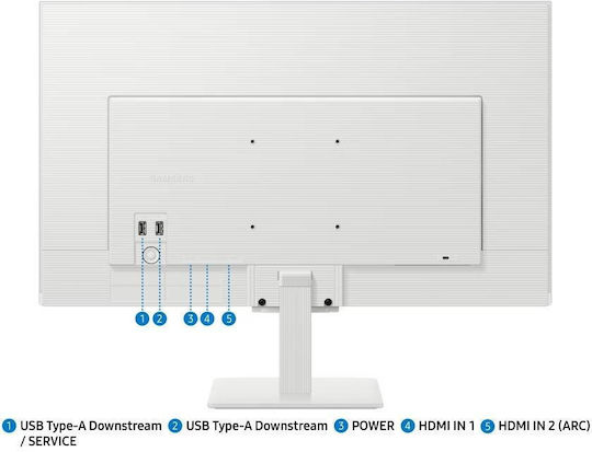 Samsung M5 M50F Smart Monitor 27" FHD 1920x1080 with Response Time 5ms GTG White