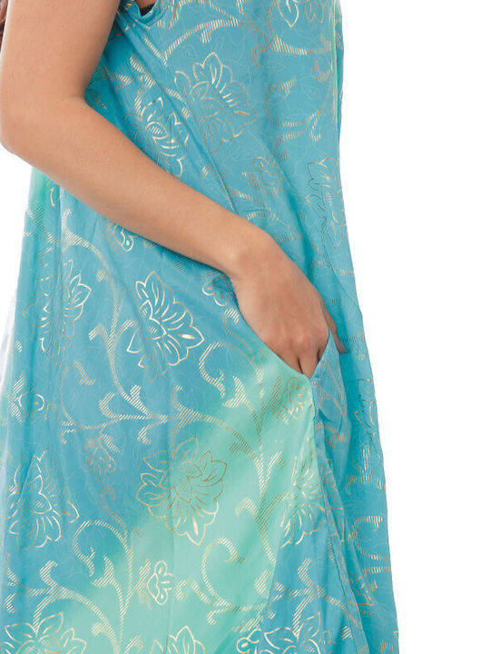 Sommer Maxi Kleid Light Blue
