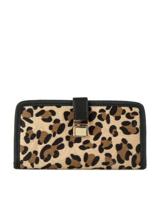 Fabric Women's Wallet Classic Brown