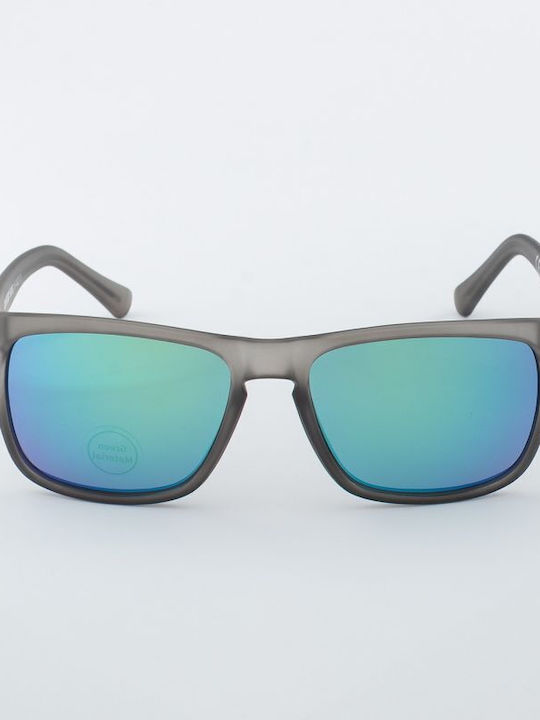 Hi-Tec Sunglasses Gray with Acetate Frame & Blue Lens Hi-Tec Sunglasses Gray with Acetate Frame & Blue Lens