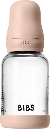 Bibs Σετ Γυάλινα Μπιμπερό Κατά των Κολικών με Θηλή Καουτσούκ για 0+ μηνών 120ml