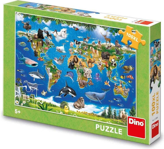 Kinderpuzzle für 3++ Jahre 100pcs Dino