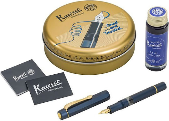 Kaweco Sport Al Navy Πένα Γραφής Μπλε με Μπλε Μελάνι