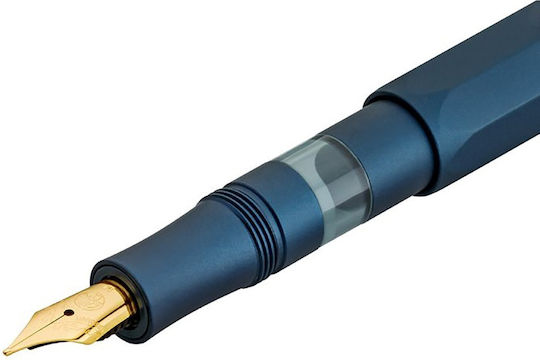Kaweco Sport Al Navy Πένα Γραφής Μπλε με Μπλε Μελάνι