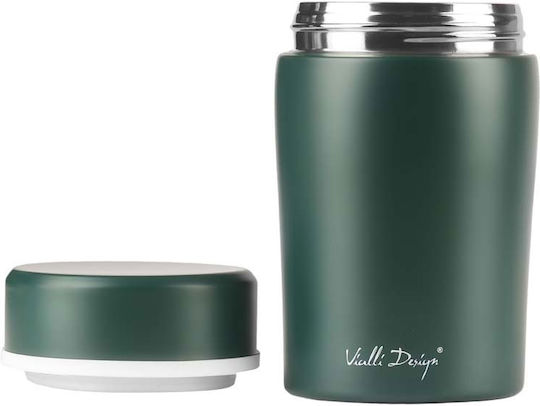 Vialli Design Lunchbox Isolierte Lunchbox Inox Grün 500ml 1Stück