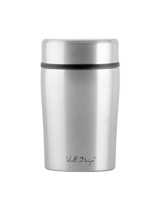 Vialli Design Cutie pentru Mâncare Termos Inox Gri 500ml 1buc