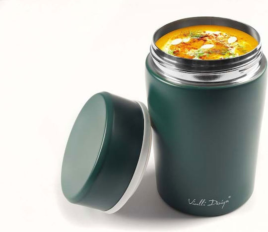 Vialli Design Lunchbox Isolierte Lunchbox Inox Grün 500ml 1Stück
