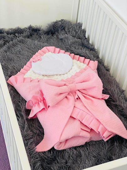 Blanket Nursery Swaddling Blankets Pink 75x75cm