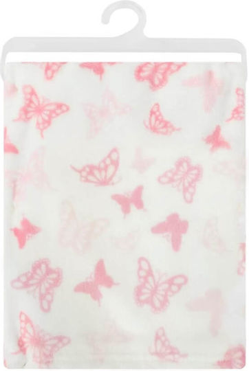 Mother's Choice Pătură Pepinieră Swaddling pături Fleece Roz 76x76cm