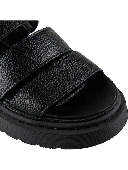 Дамски Сандали Flatforms Черни