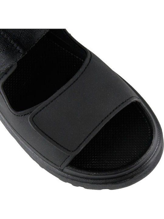 Women's Flat Sandals Flatforms in Black Color