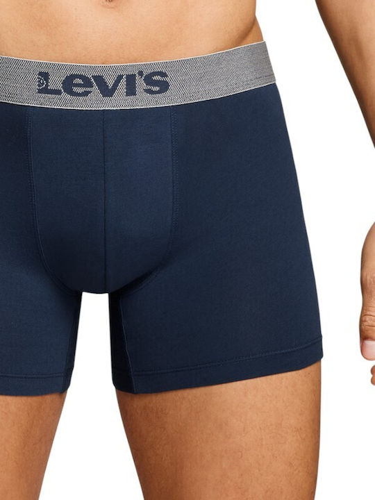 Herren Boxershorts Blue mit Mustern 3Packung