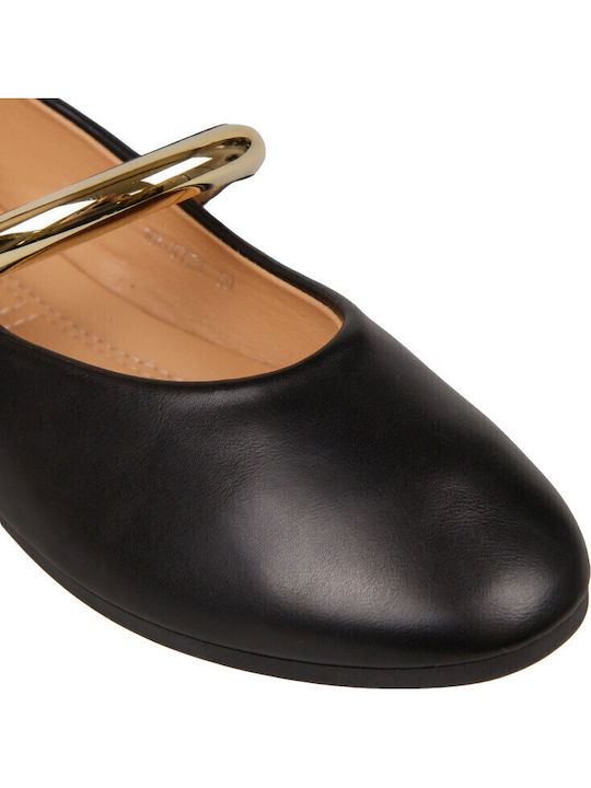 Balerini De Damă Mary Jane Negre