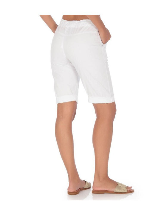Women's Bermuda Shorts White