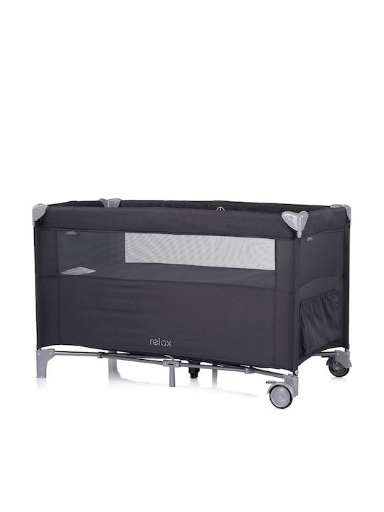 Chipolino Playpen with Mattress Gray