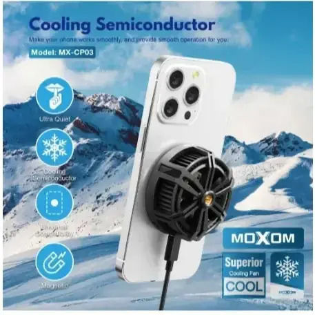 Moxom Mobile Phone Cooler Mx-cp03Black