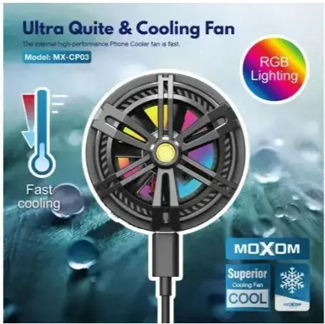 Moxom Mobile Phone Cooler Mx-cp03Black
