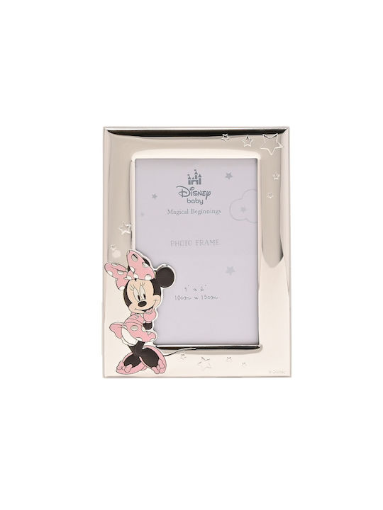 Disney Minnie Cadru de poze pentru copii Rama foto Argint Argintiu Disney Minnie Cadru de poze pentru copii Rama foto Argint Argintiu