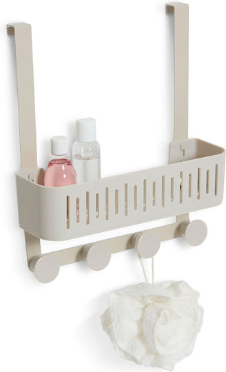 5Five Wall Mounted Bathroom Shelf Plastic 30x11.5x33.8cm Beige