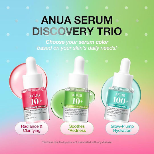 Anua Mini Discovery Set Skin Care Sets for Moisturizing Brightening and Against Acne 3pcs