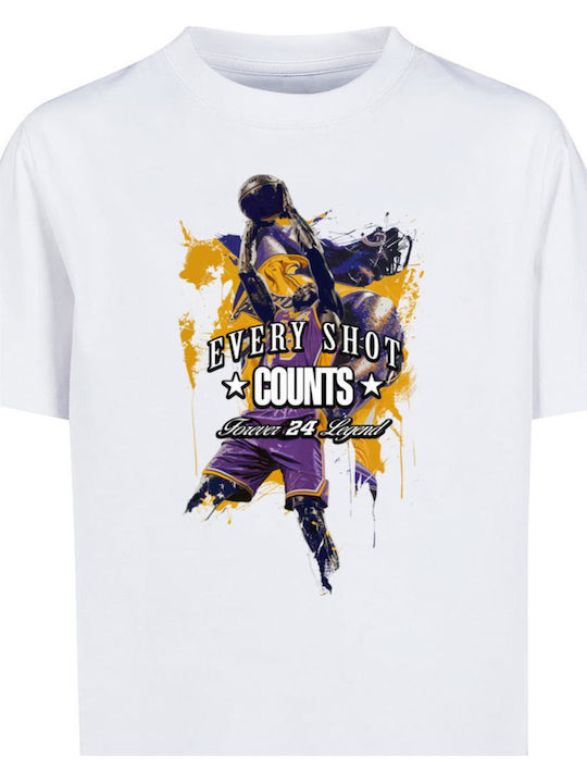 Παιδικό T-shirt White Every Shot Counts Tee white Yes