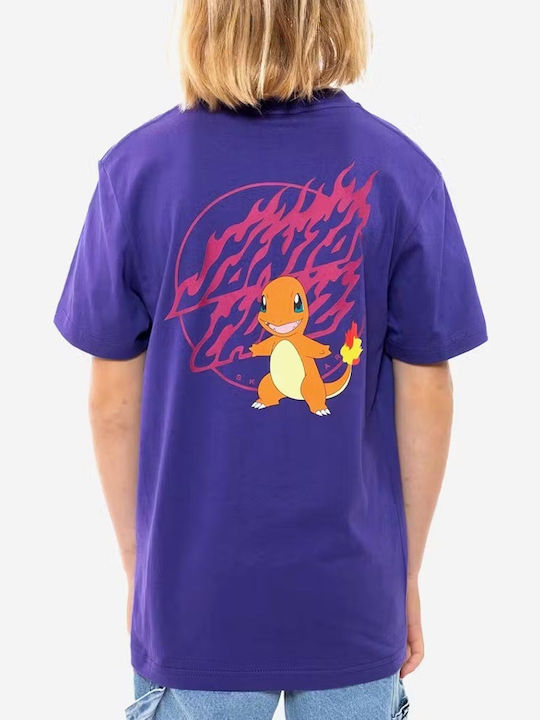 Παιδικό T-shirt Μωβ