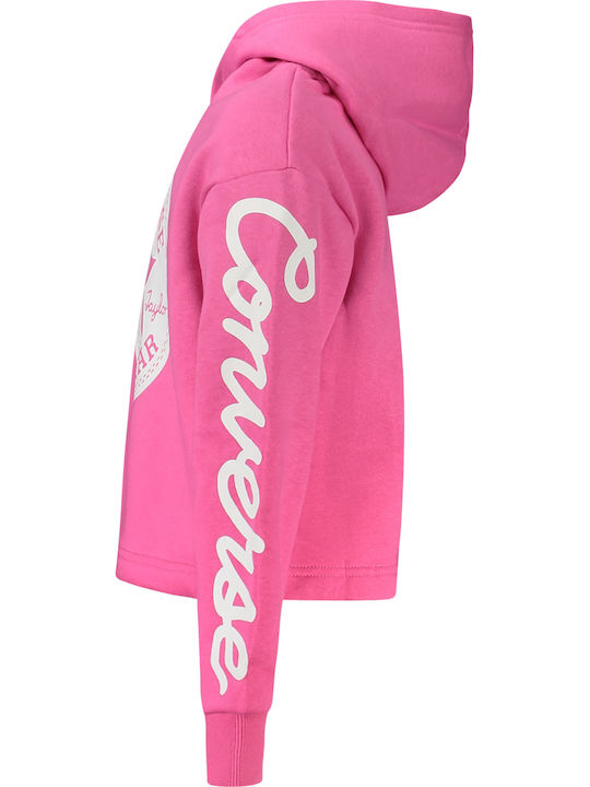 Kids Sweatshirt with Hood and Pockets Fuchsia CHUCK