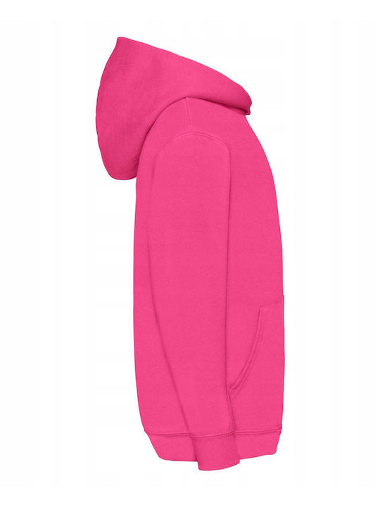 Kids Sweatshirt with Hood and Pockets Fuchsia Kids Classic Hooded Sweat