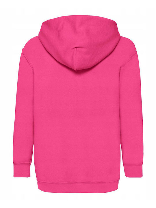 Kids Sweatshirt with Hood and Pockets Fuchsia Kids Classic Hooded Sweat