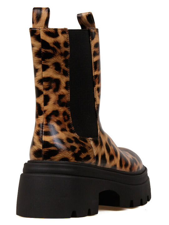Γυναικεία Chelsea Μποτάκια Animal Print