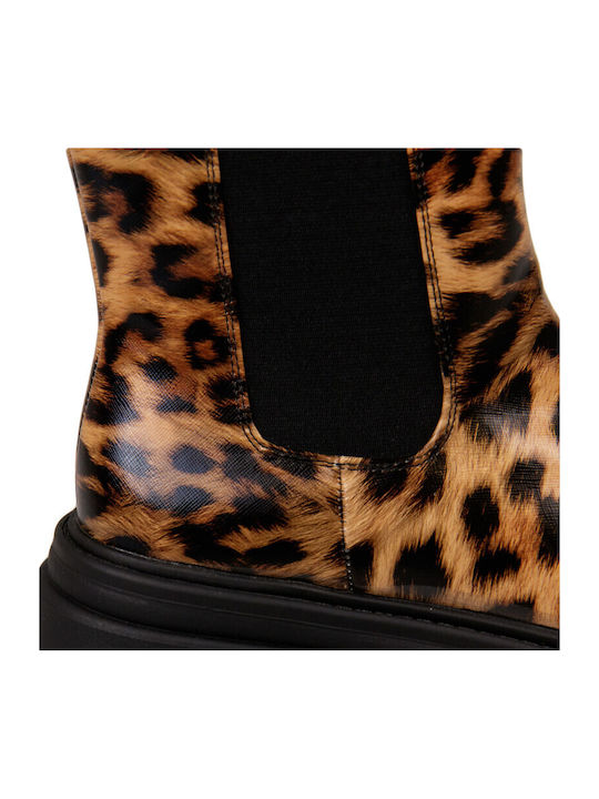 Γυναικεία Chelsea Μποτάκια Animal Print