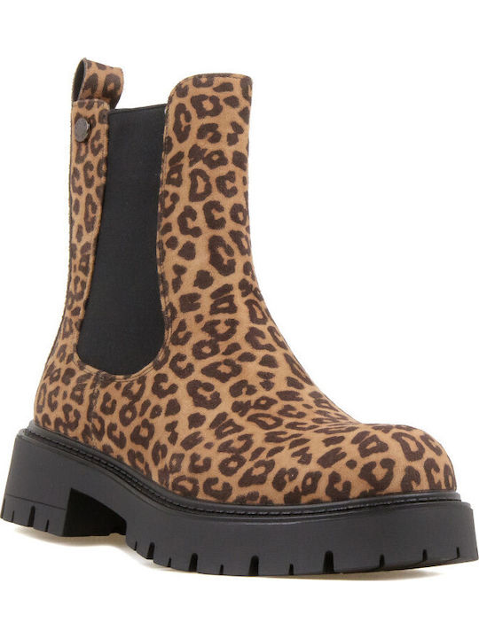 Women's Chelsea Boots Animal Print