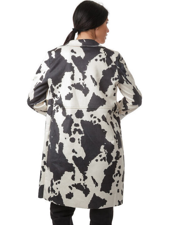 Silia D Long Women's Blazer Animal Print