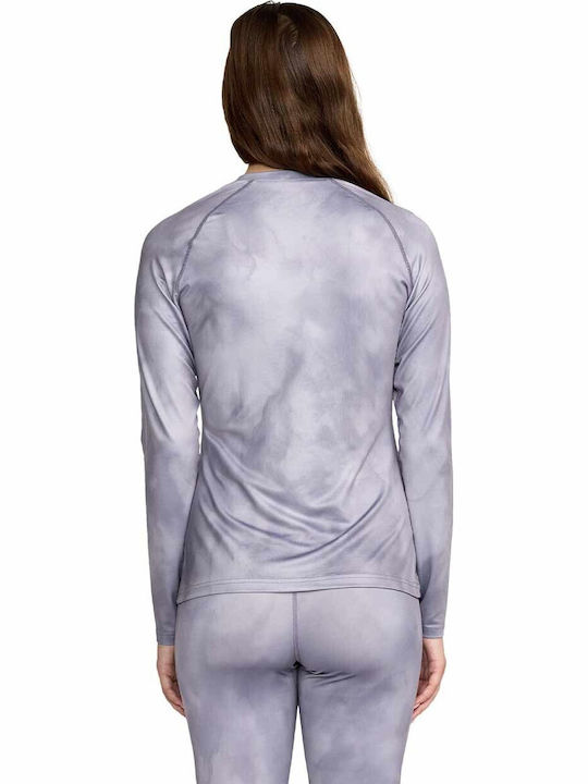 Volcom Vscience Damen Thermo Langarmshirt Lila