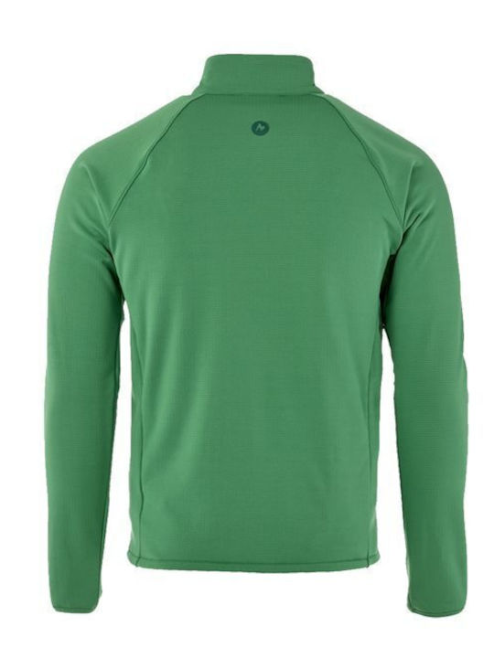 Men's Fleece Cardigan Green