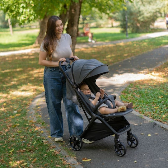 Kidizi Cărucior pentru Bebeluși Potrivit pentru Nou-născut Gri 7.9kg