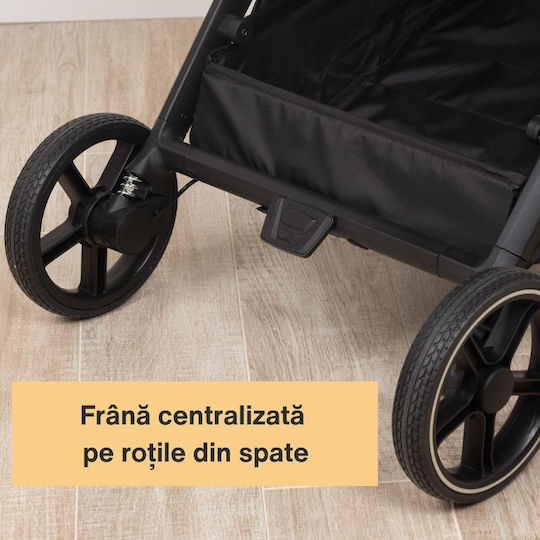 Kidizi Cărucior pentru Bebeluși Potrivit pentru Nou-născut Gri 7.9kg