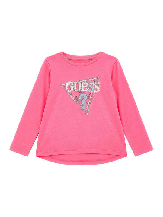 Kids' Shirt Long Sleeve Fuchsia