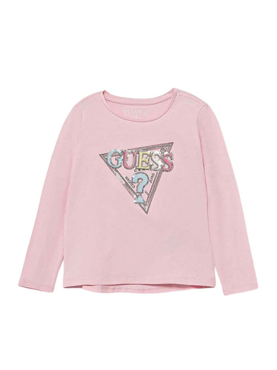 Kinderhemd Langarm Rosa