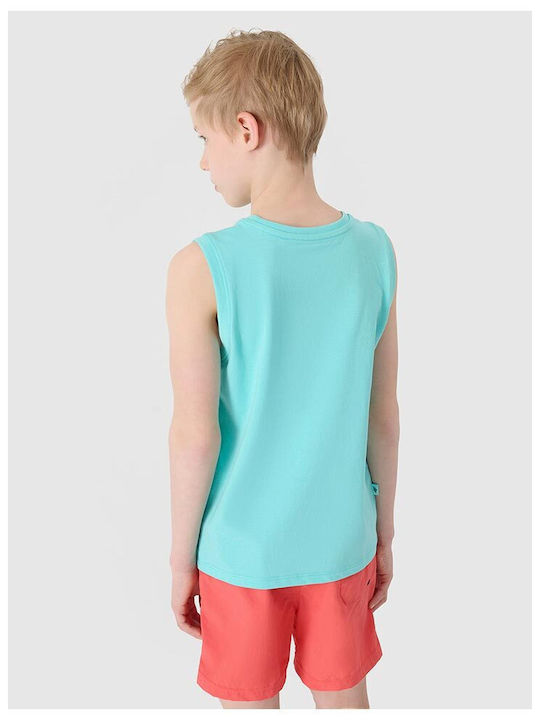 Kids Sleeveless Light Blue Top