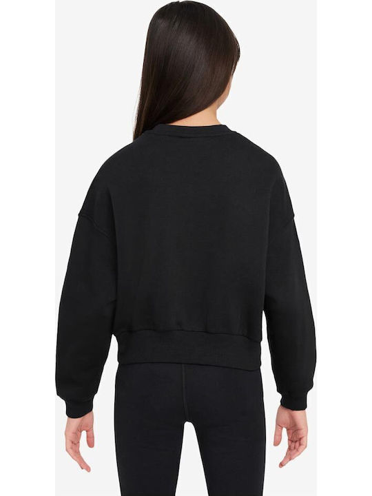 Fleece Hanorac Copii Black Sportswear Club