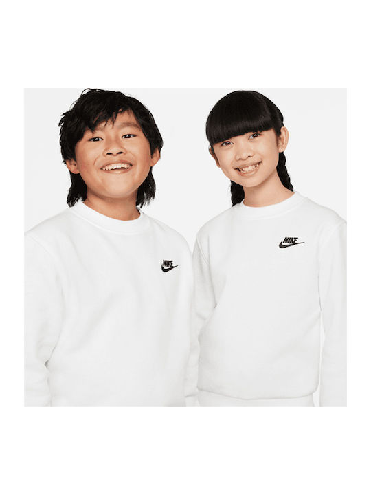 Fleece Hanorac Copii Alb