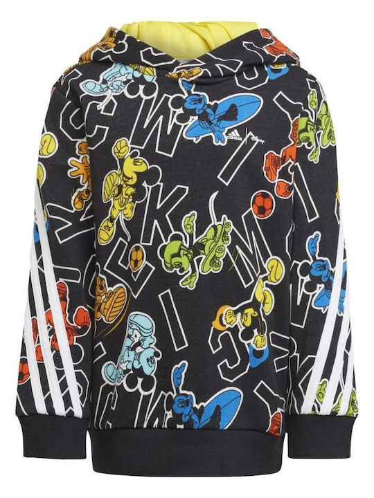 Kinder-Sweatshirt mit Kapuze Schwarz Disney Mickey Mouse
