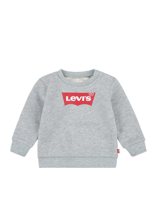 Kinder-Sweatshirt Gray Batwing Crew