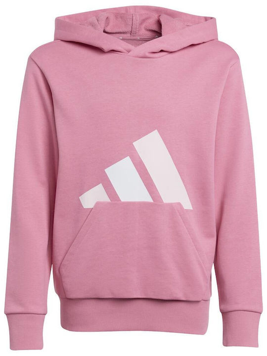 Kids Sweatshirt with Hood and Pockets Fuchsia