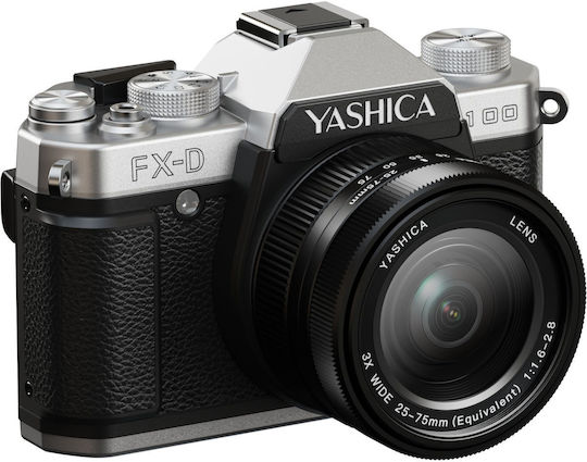 Yashica FX-D 100 Компактен Фотоапарат 13МР Оптично Увеличение 3x Черна