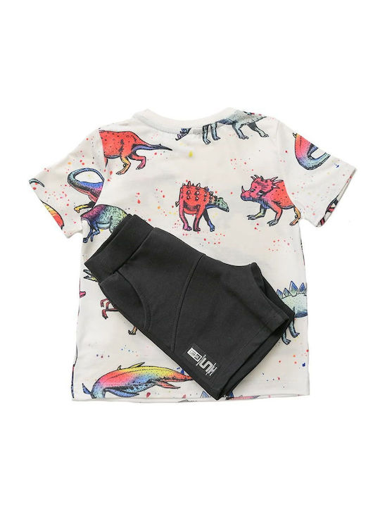 Kinder-Set mit Shorts Sommer 2Stück Weiß