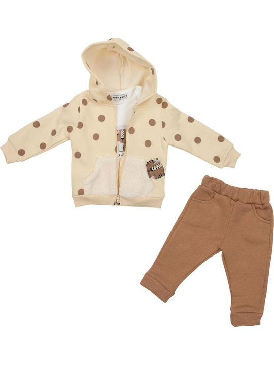 Комплект Зима 3бр Beige Brown