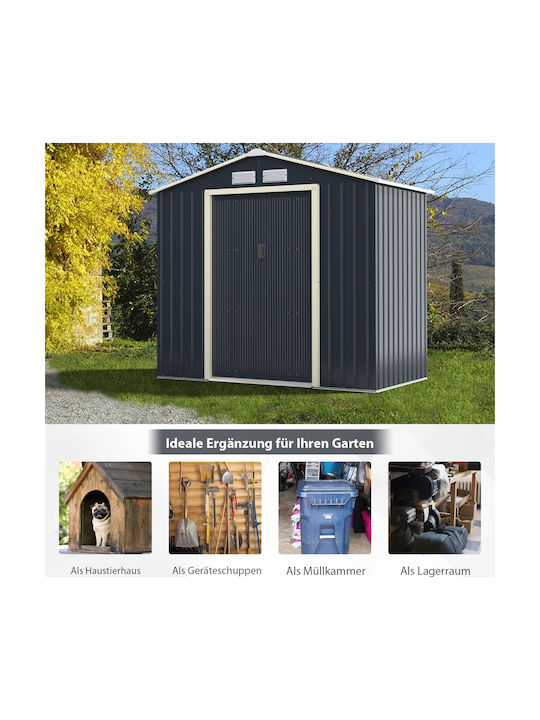 Metallic Garden Shed M2.13xW1.27xH1.95m