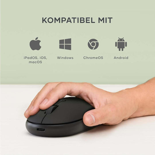 Satechi Onthego Ασύρματο Bluetooth Ποντίκι Μπεζ